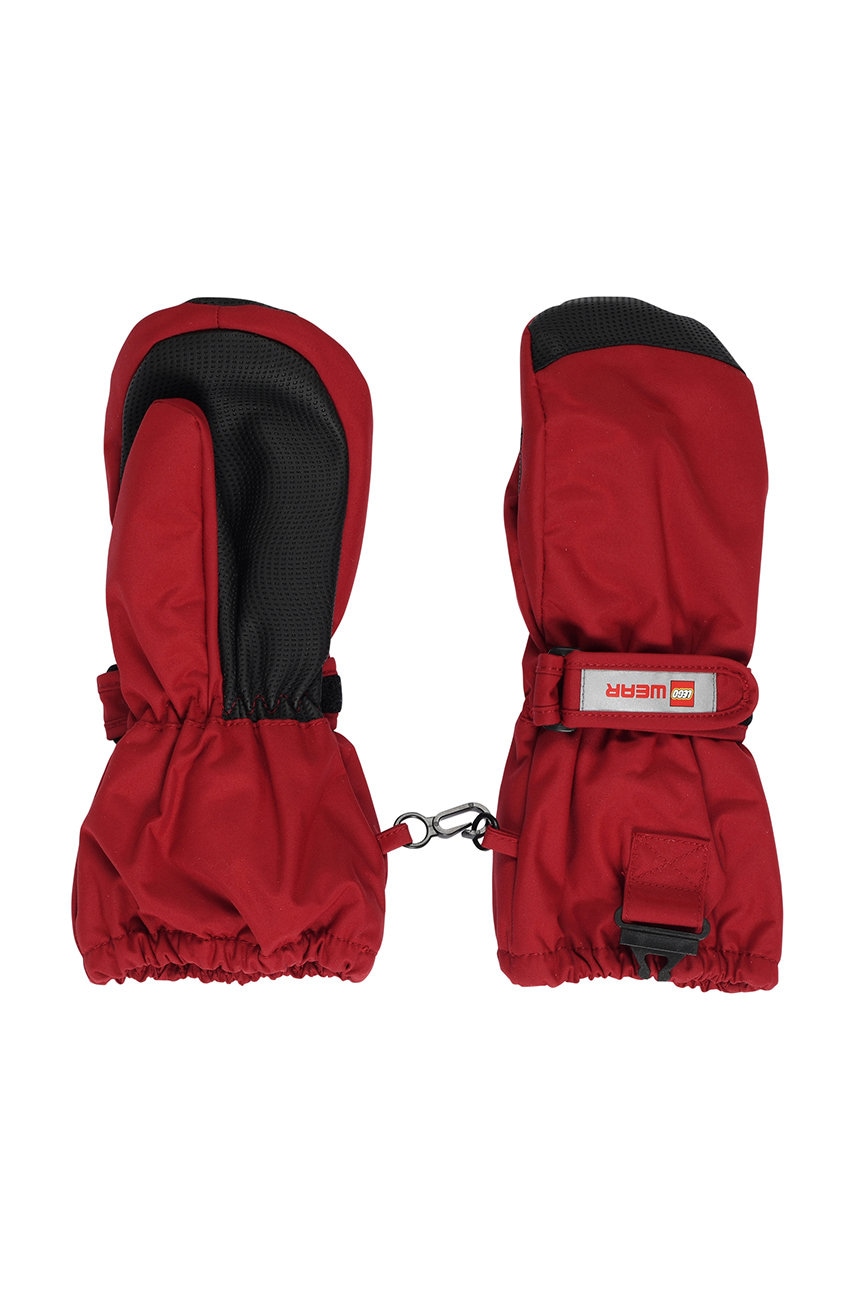 Lego wear manusi copii culoarea bordo