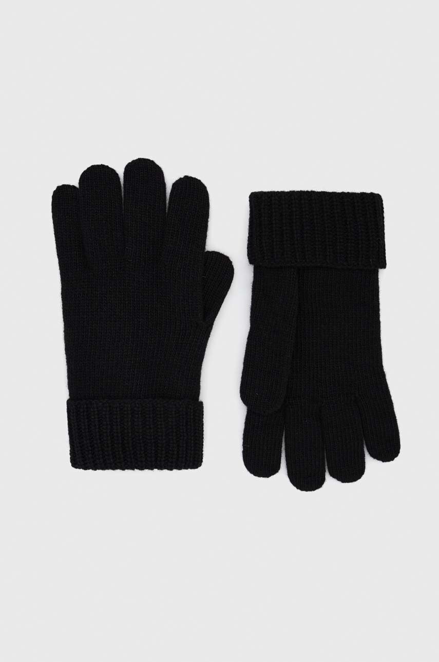 Armani exchange manusi de lana barbati, culoarea negru