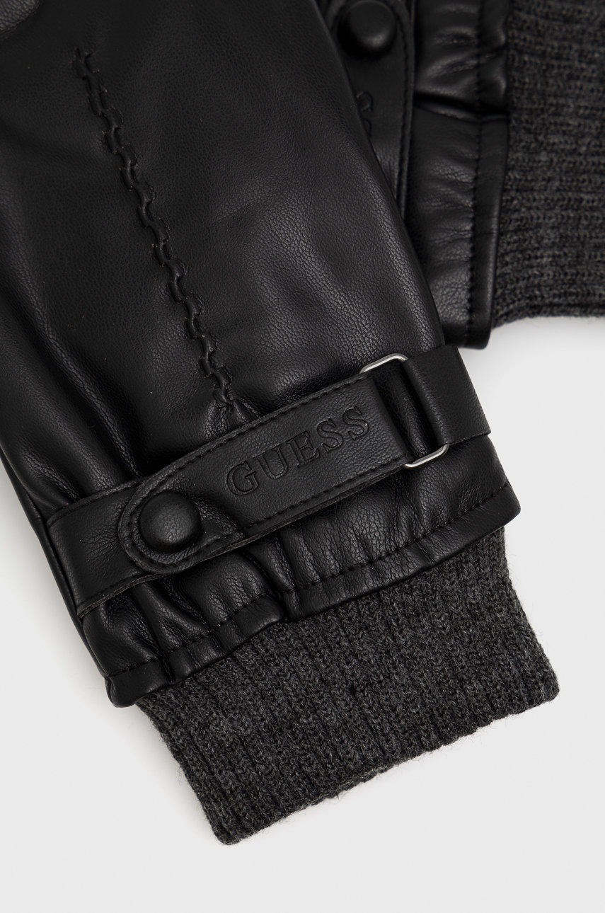 

Рукавички Guess чоловічі колір чорний