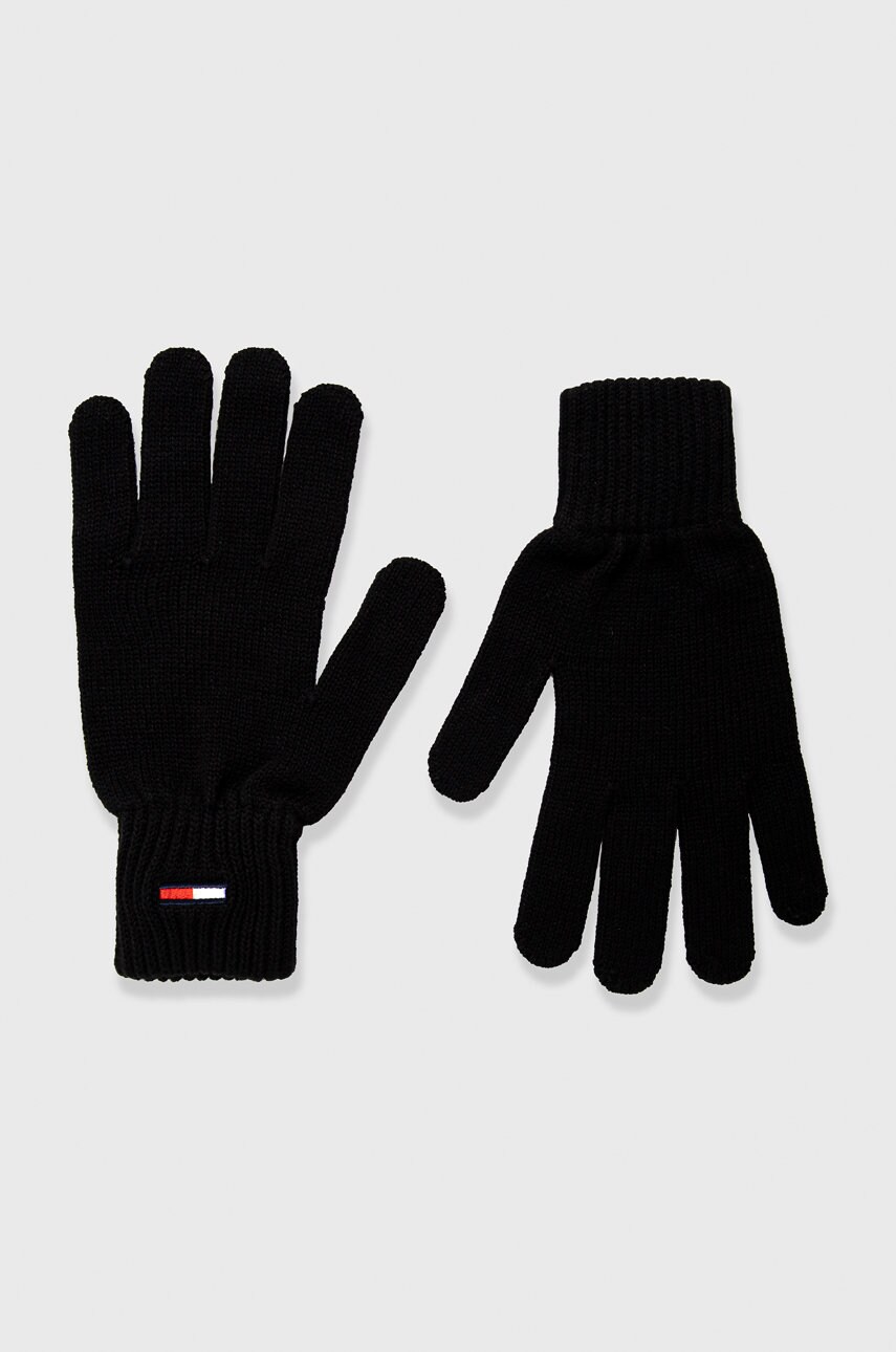 Tommy jeans manusi barbati, culoarea negru