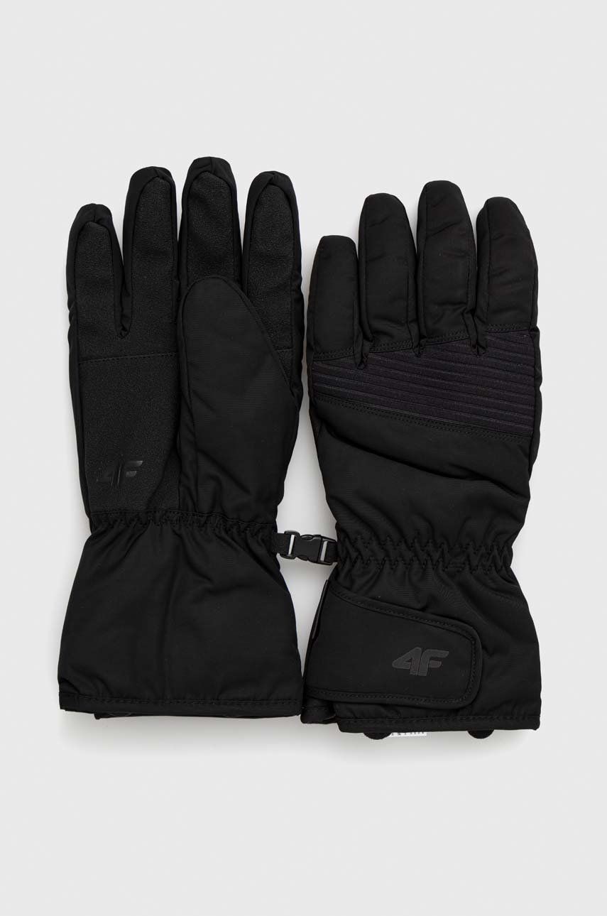 4F mănuși de schi culoarea negru 4F imagine noua