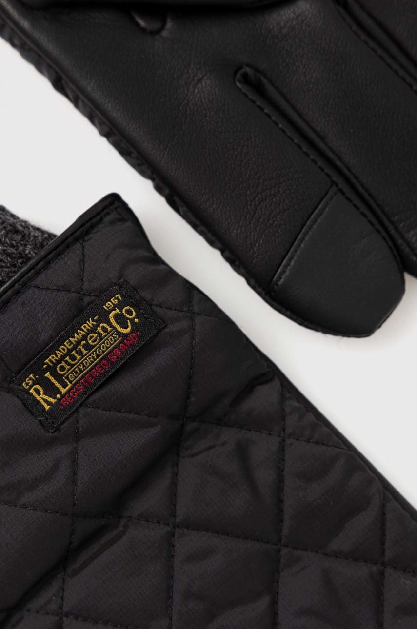 

Перчатки Polo Ralph Lauren мужские цвет чёрный