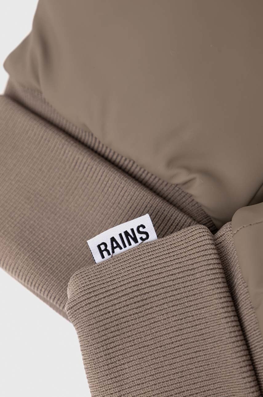 

Рукавички Rains 16070 Puffer Mittens колір бежевий