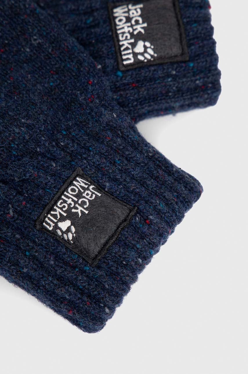 

Шерстяные перчатки Jack Wolfskin цвет синий