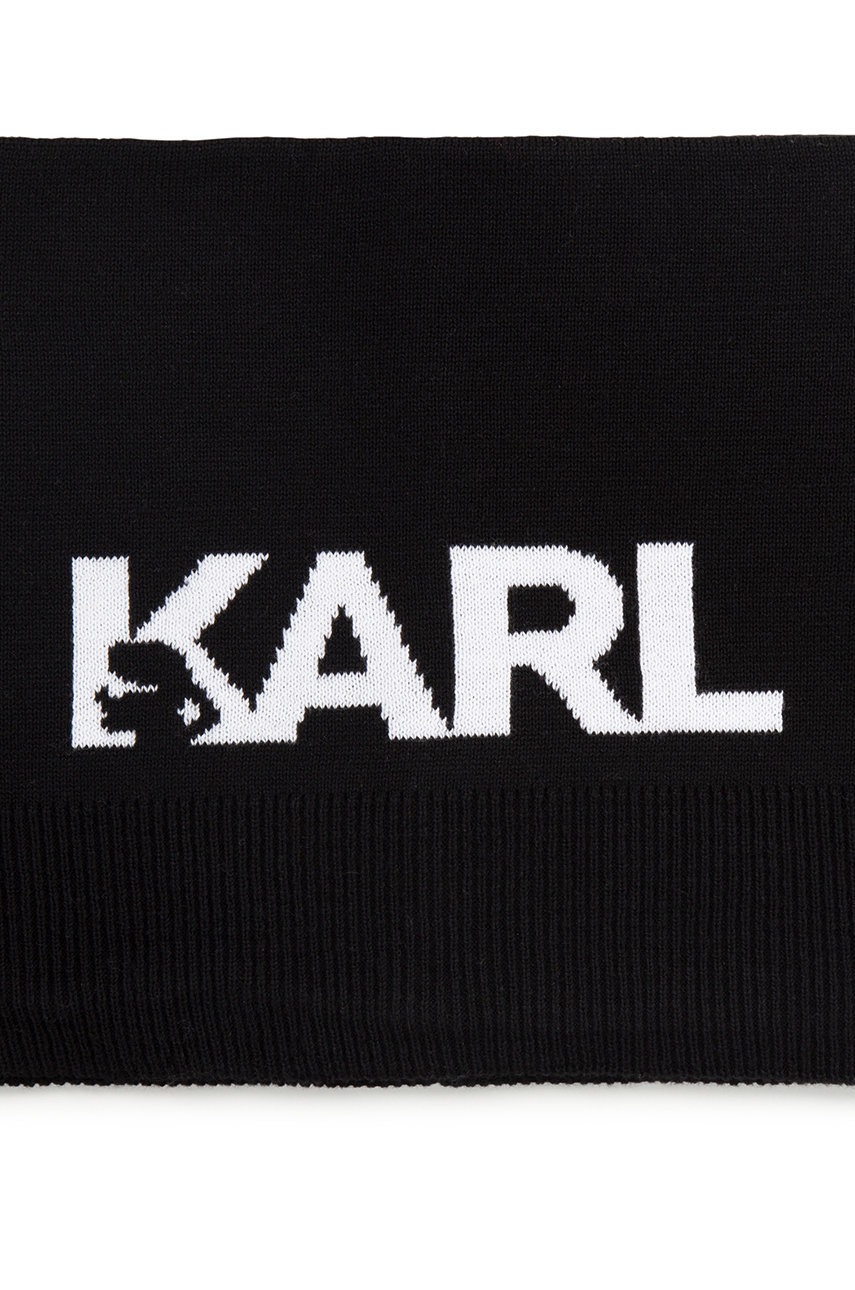

Снуд Karl Lagerfeld цвет чёрный с принтом