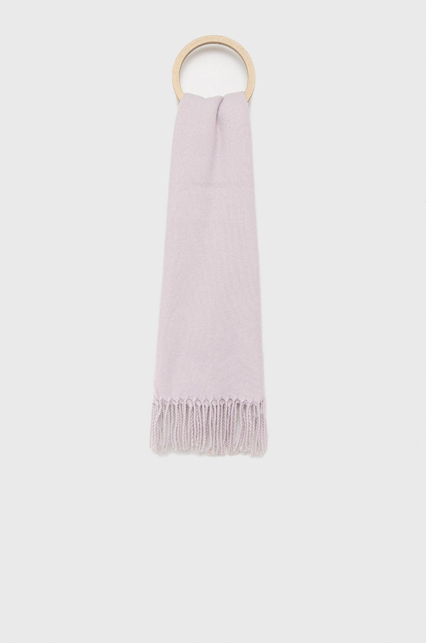 Vero moda fular femei, culoarea roz, neted