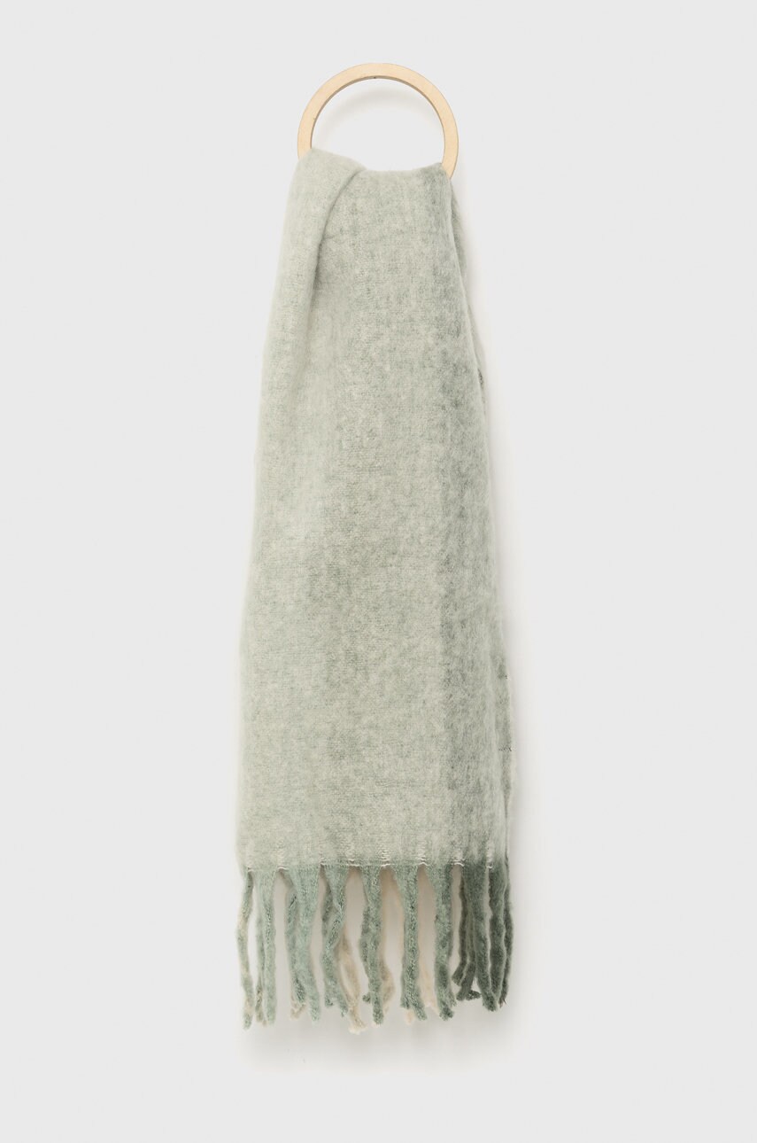 Vero moda fular femei, culoarea verde, modelator