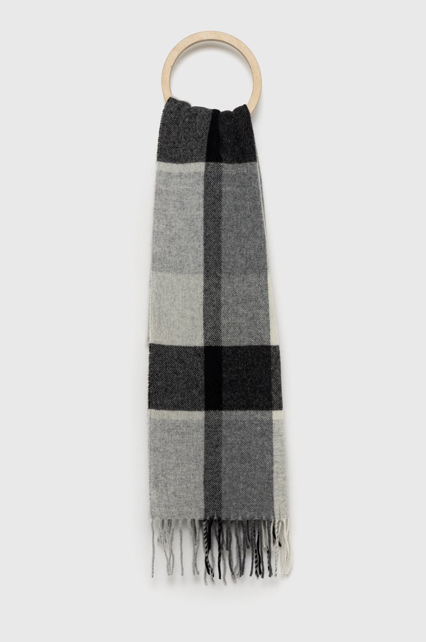 Weekend max mara sal de lana culoarea gri, modelator
