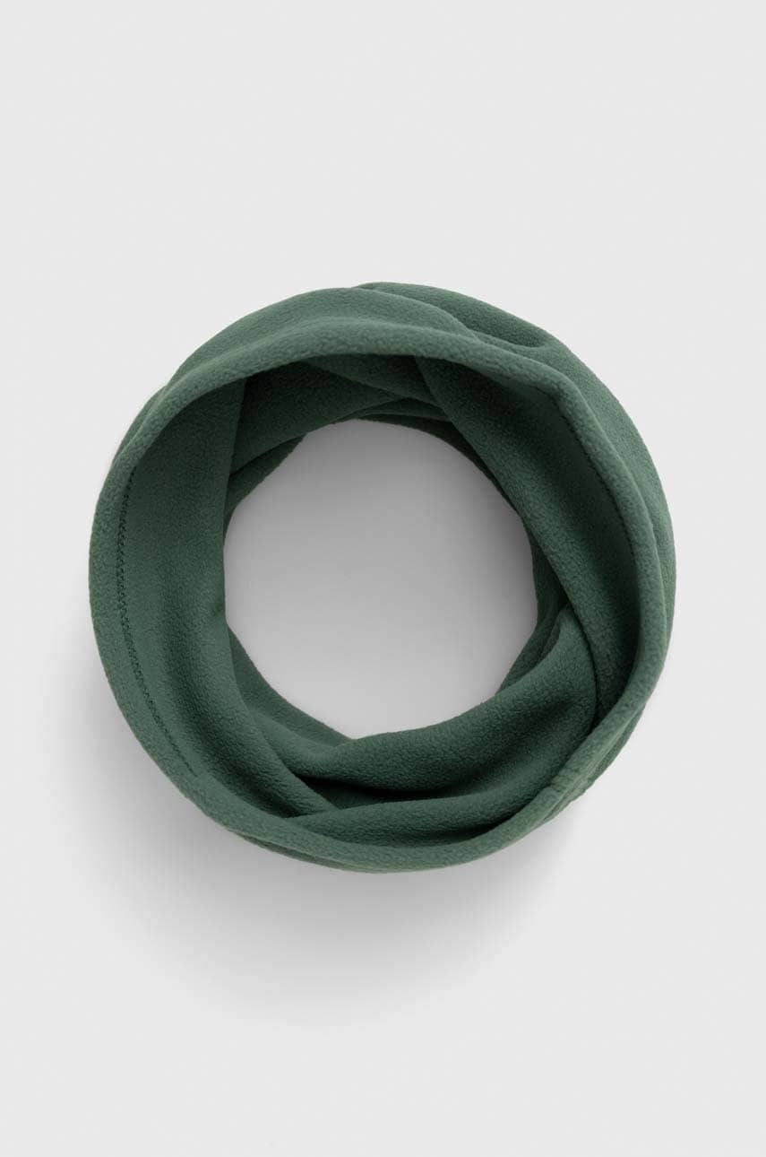 Billabong fular impletit anywhere femei, culoarea verde, neted