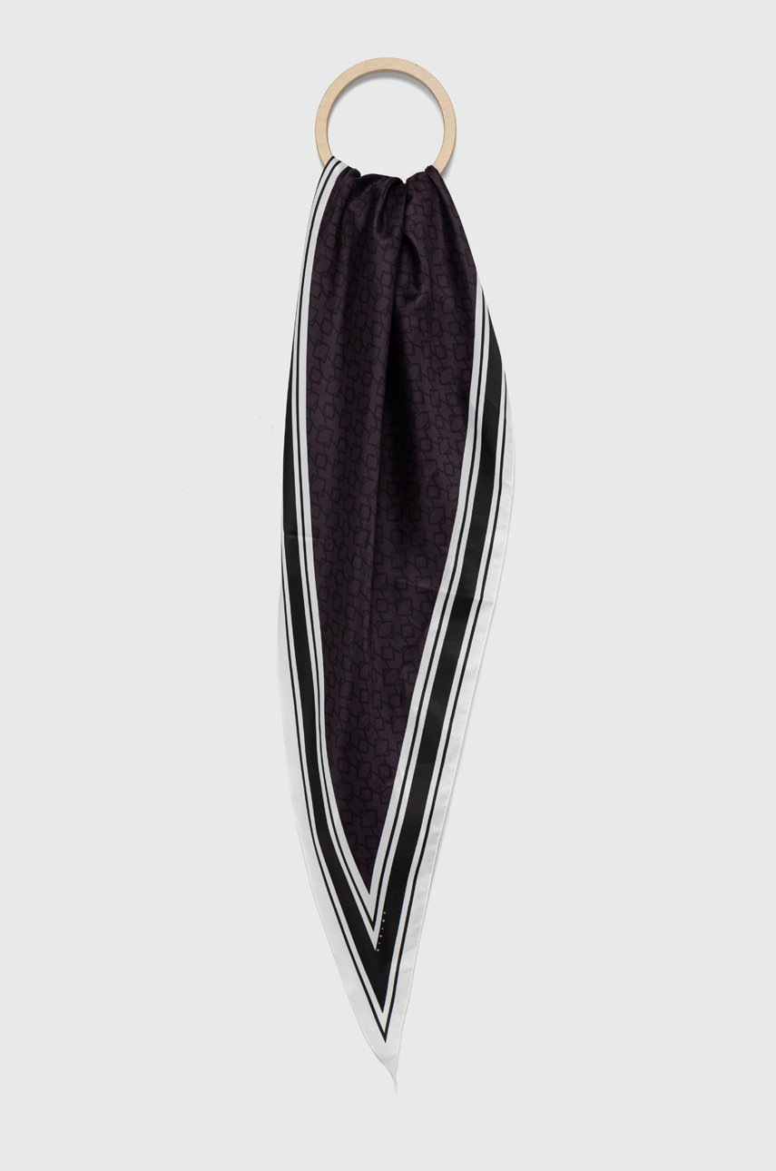 Sisley esarfa femei, culoarea violet, modelator