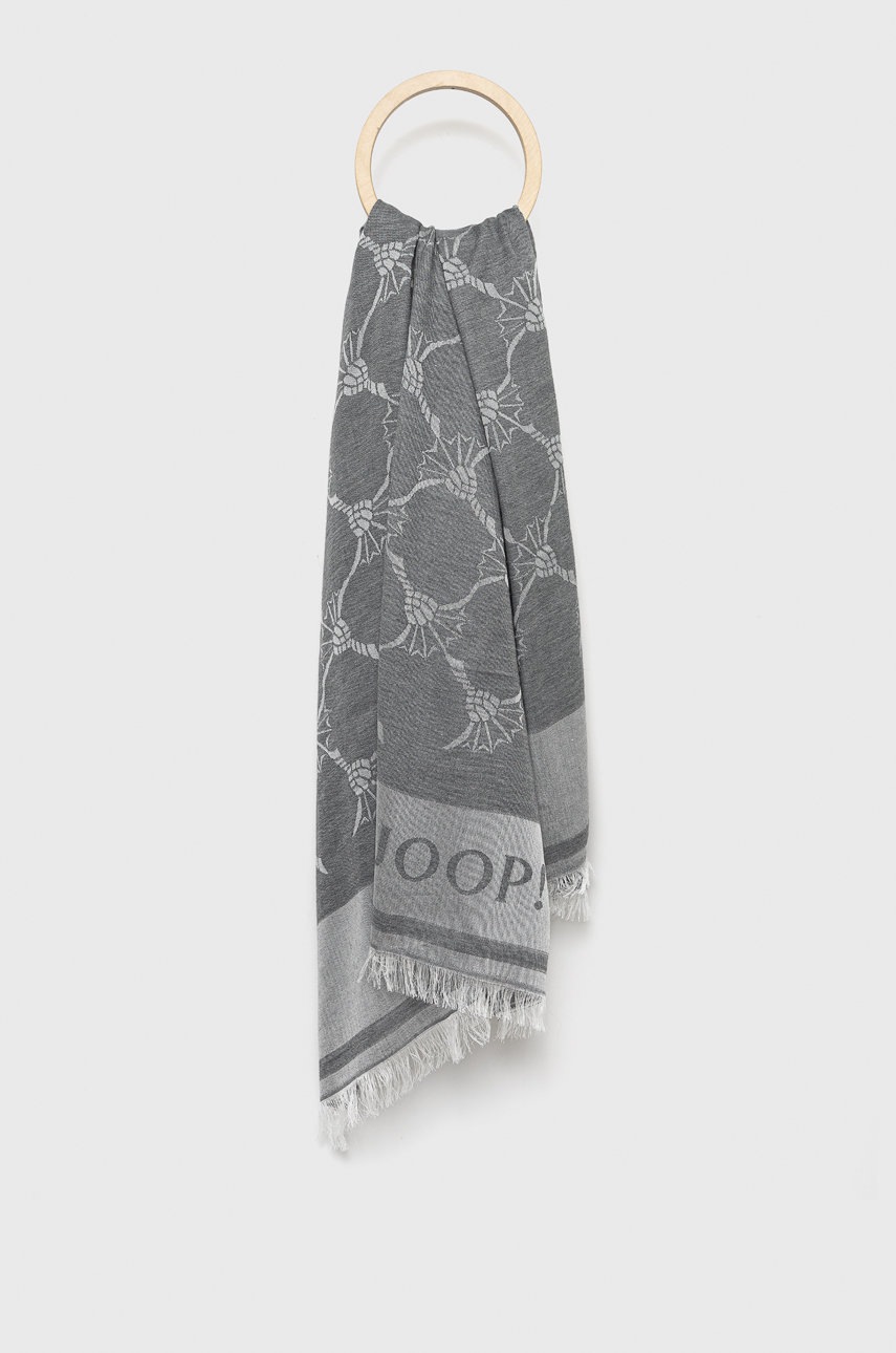 

Шал Joop! дамски в сиво с десен, Сив