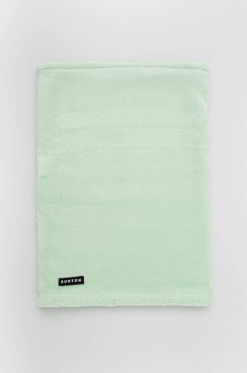 Burton fular impletit cora femei, culoarea verde, neted