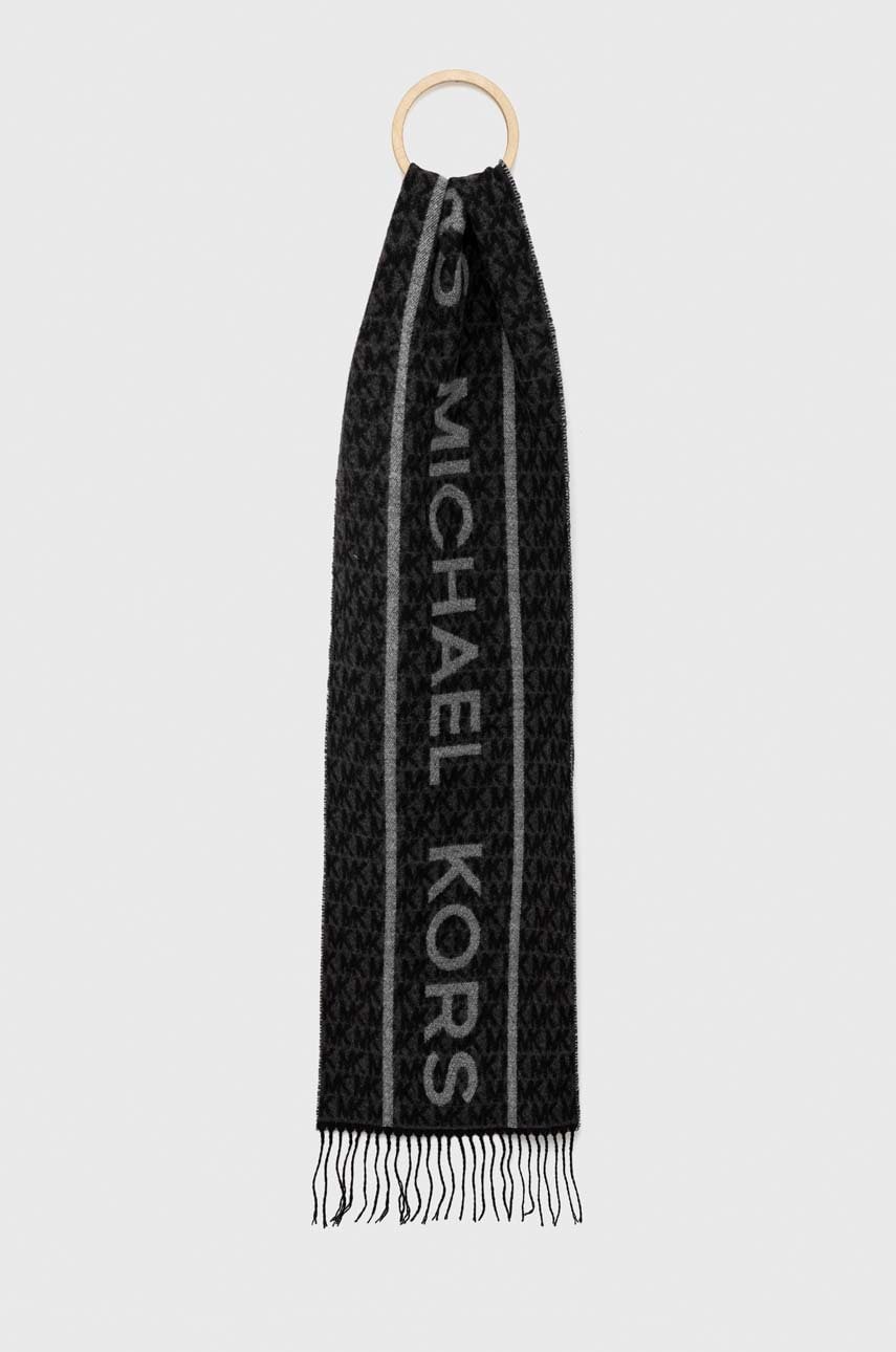 Michael michael kors fular femei, culoarea gri, modelator