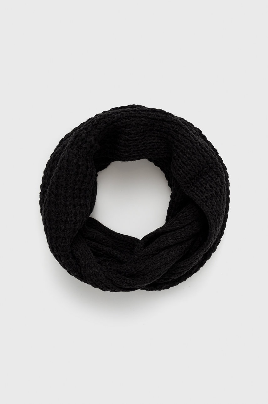 Produkt by jack & jones fular impletit barbati, culoarea negru, neted