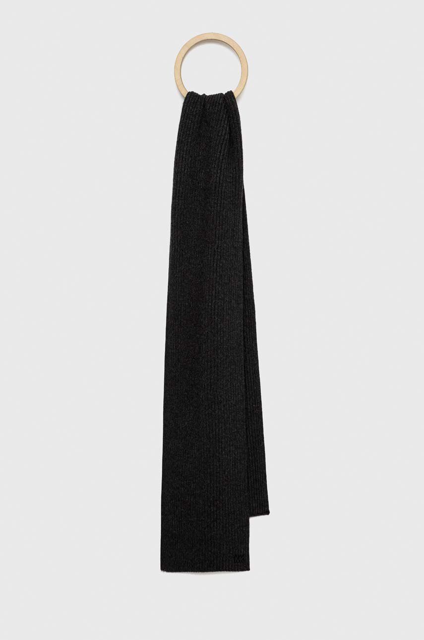 Michael Kors esarfa din amestec de lana culoarea negru, neted