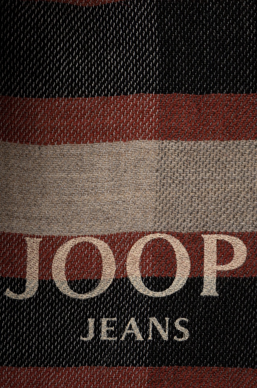 

Шаль з домішкою вовни Joop! колір помаранчевий візерунок