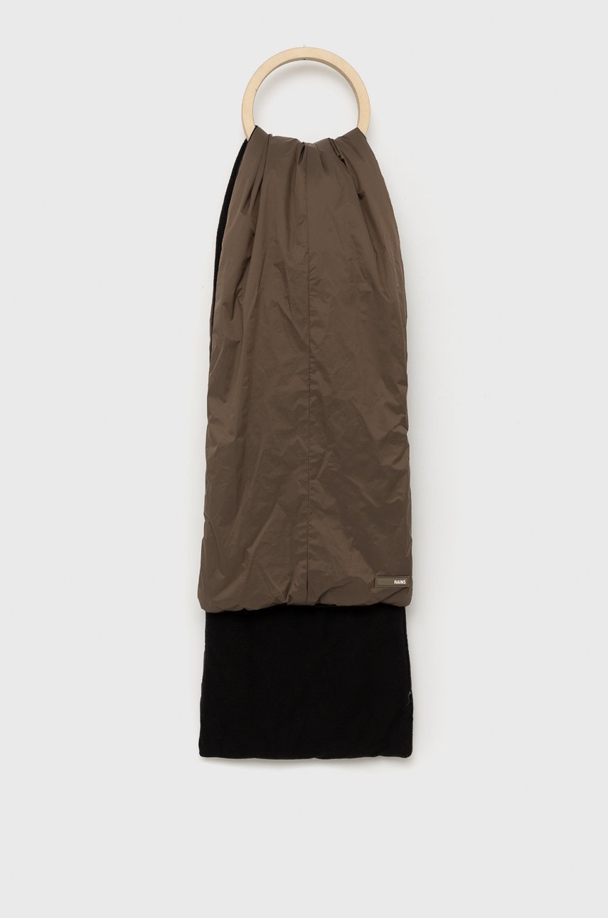 

Шарф Rains 16050 Padded Nylon Scarf колір коричневий однотонний