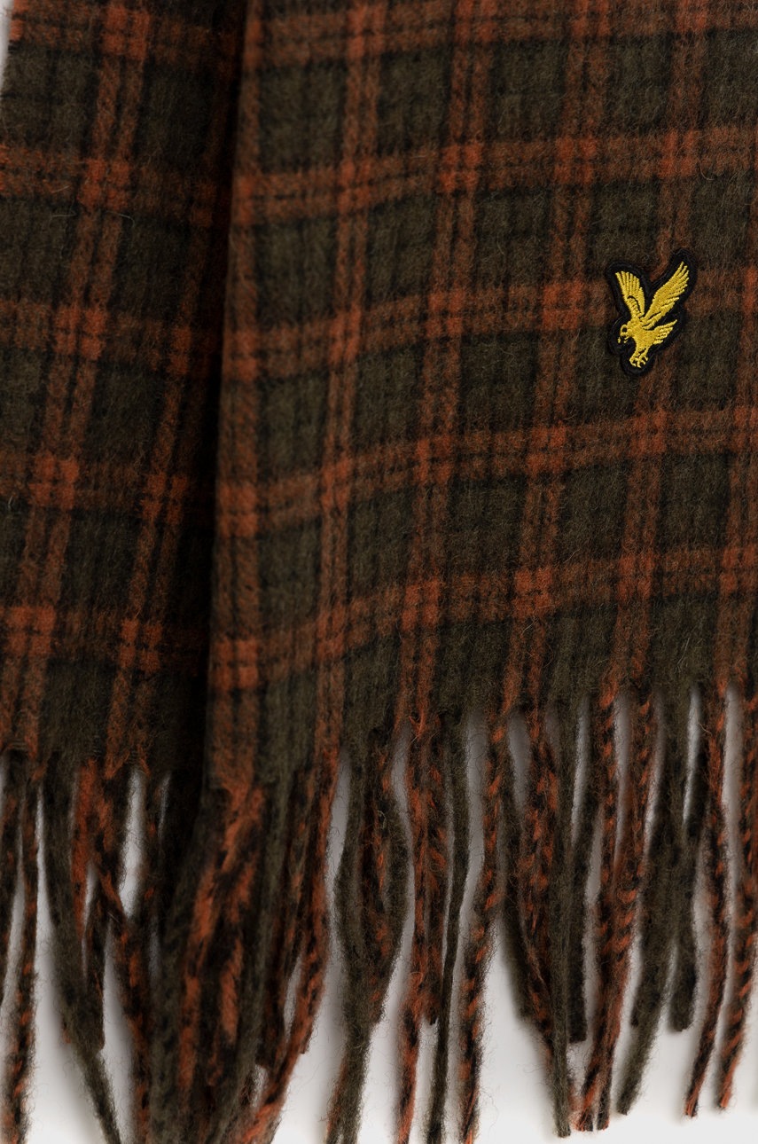 

Шерстяной шарф Lyle & Scott узорный