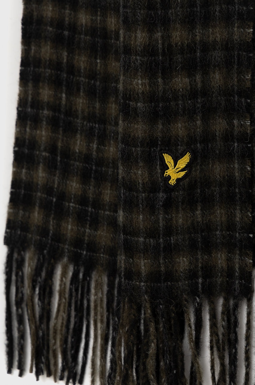 

Вовняний шарф Lyle & Scott візерунок