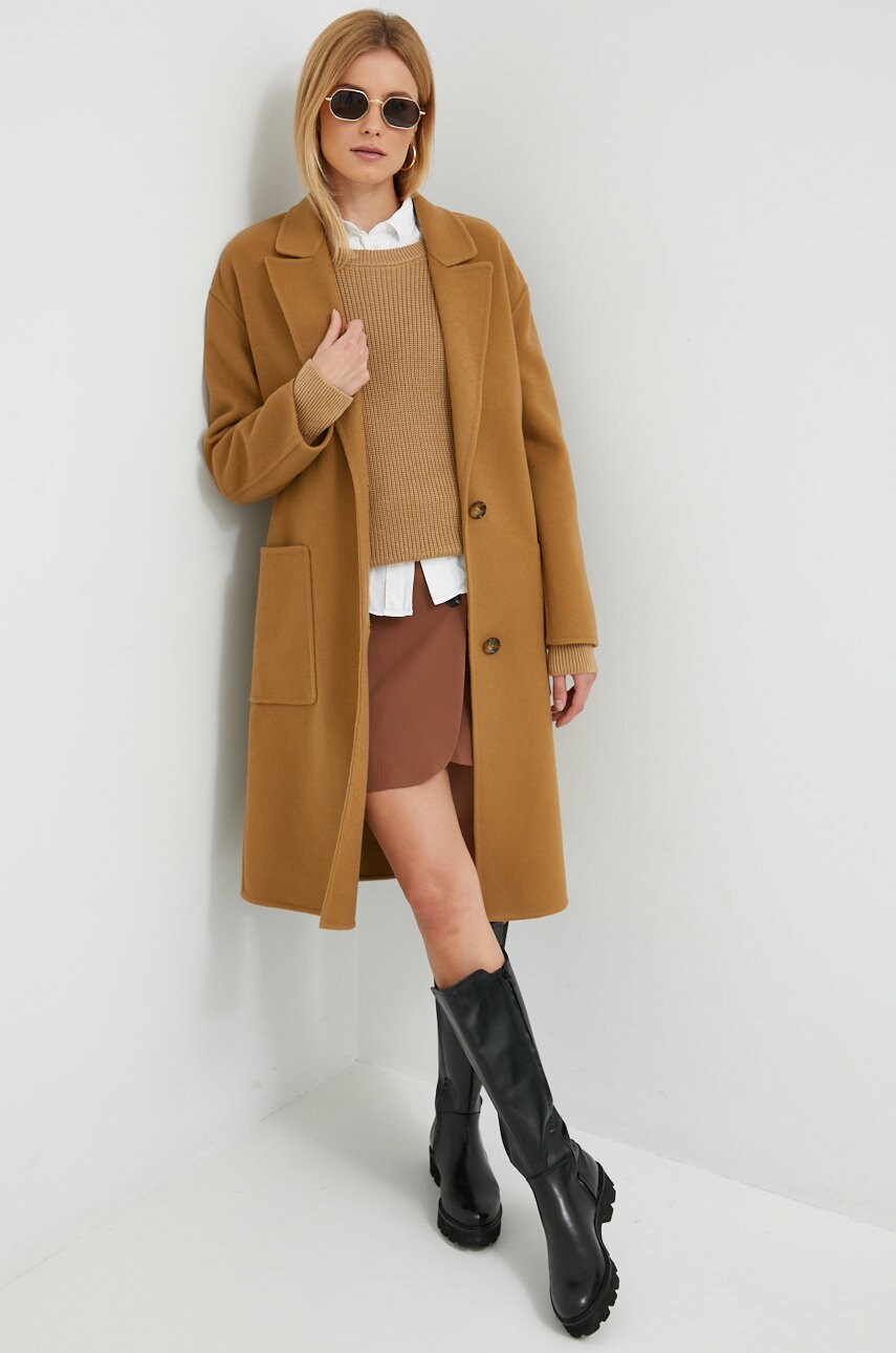 

Спідниця Vero Moda колір коричневий mini розкльошена
