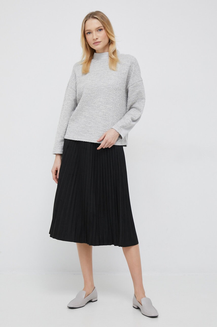 

Юбка Dkny цвет чёрный midi расклешённая