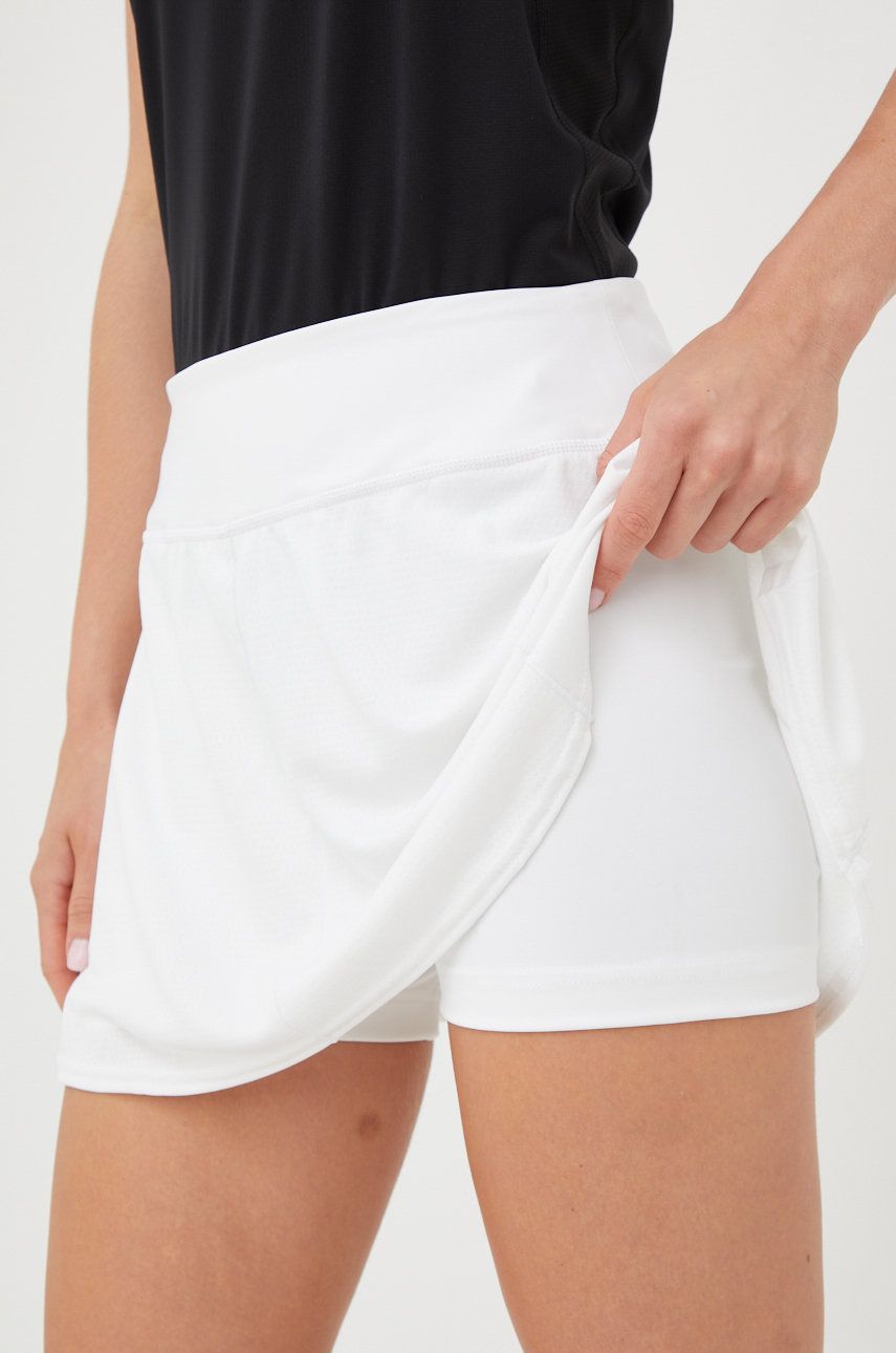 Adidas Performance spódnica kolor biały mini rozkloszowana