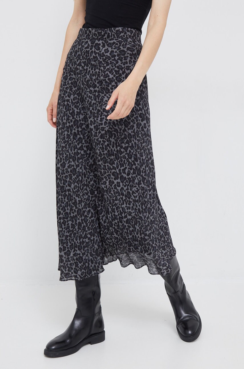 Joop! fusta culoarea gri, maxi, drept