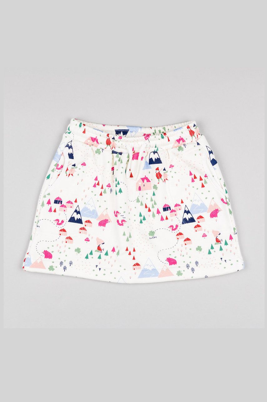 Dětská sukně zippy mini, áčková - vícebarevná -  64% Polyester