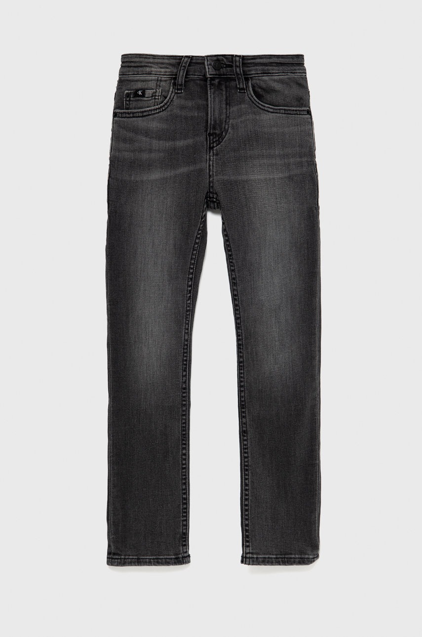 

Детски дънки Calvin Klein Jeans в, Сив