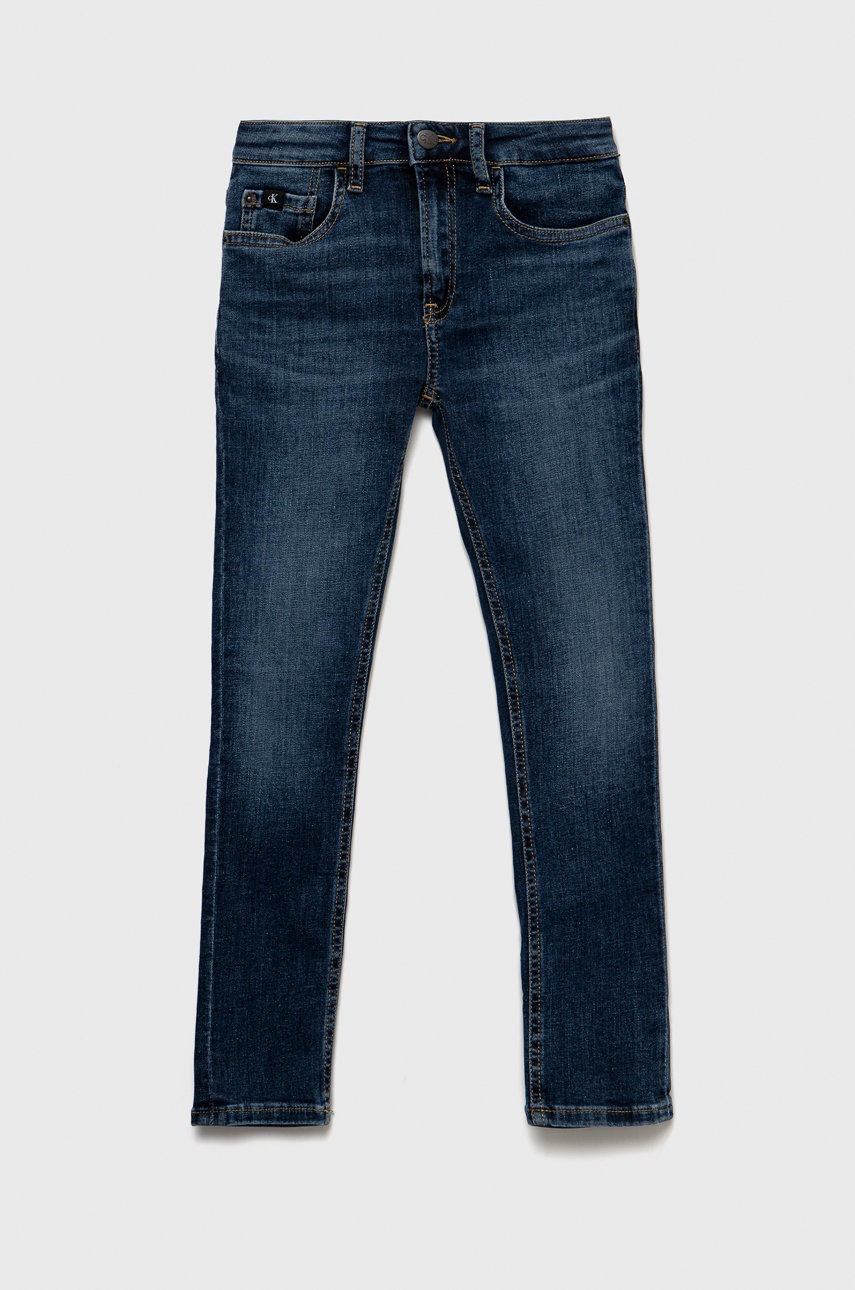 

Детски дънки Calvin Klein Jeans в, Тъмносин