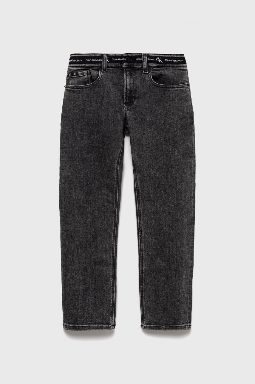 

Детски дънки Calvin Klein Jeans в, Сив
