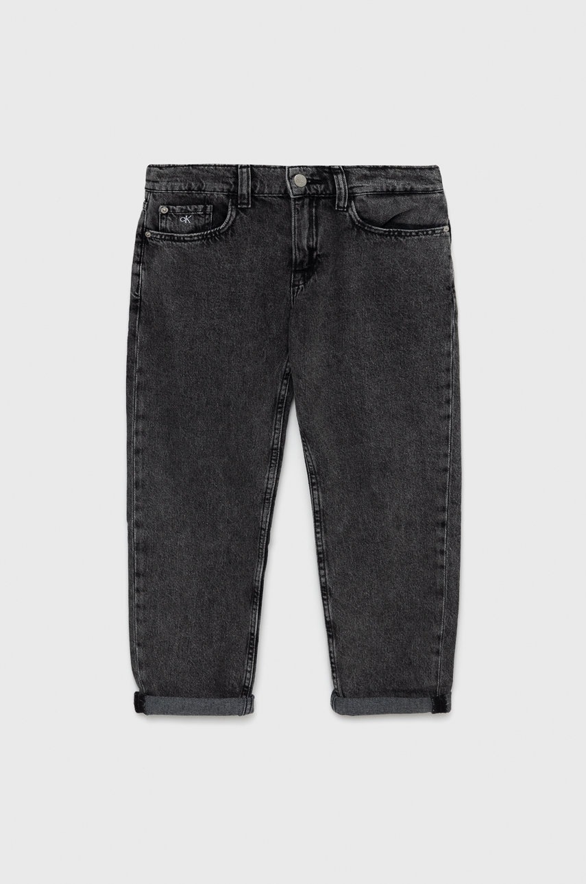 

Детски дънки Calvin Klein Jeans в, Сив