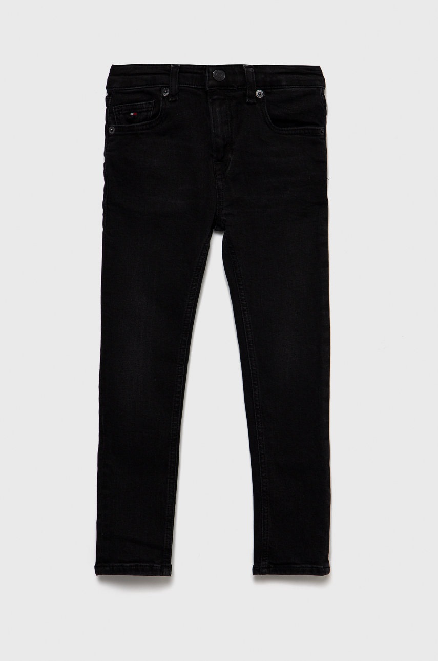 

Детски дънки Tommy Hilfiger в, Черен