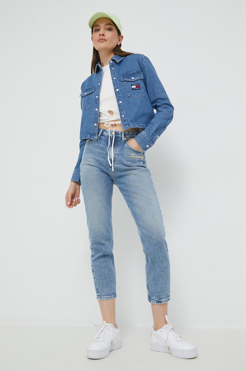 

Джинсы Tommy Jeans Izzie Cf8012 женские высокая посадка