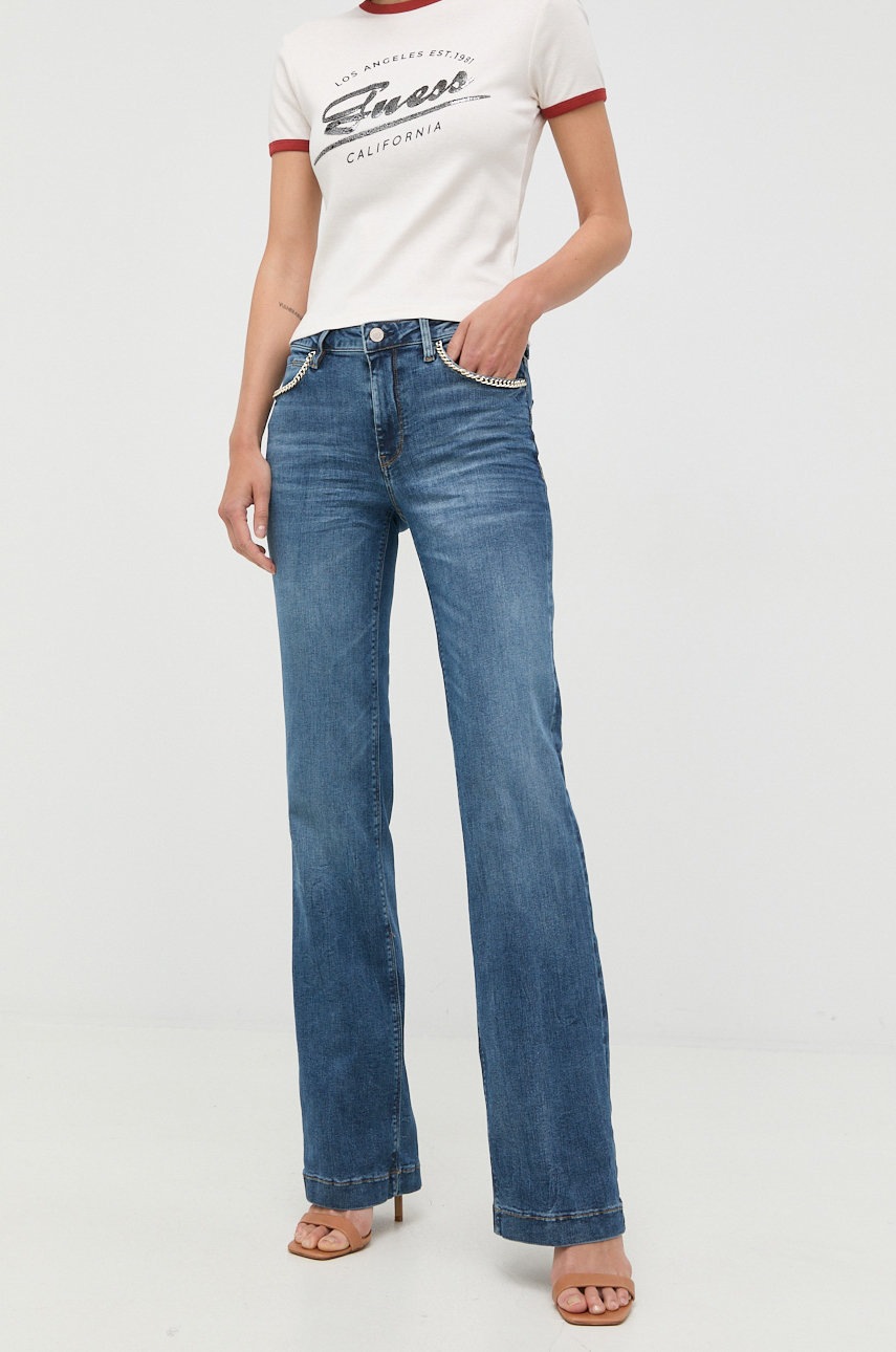 

Дънки Guess със стандартна талия, Син