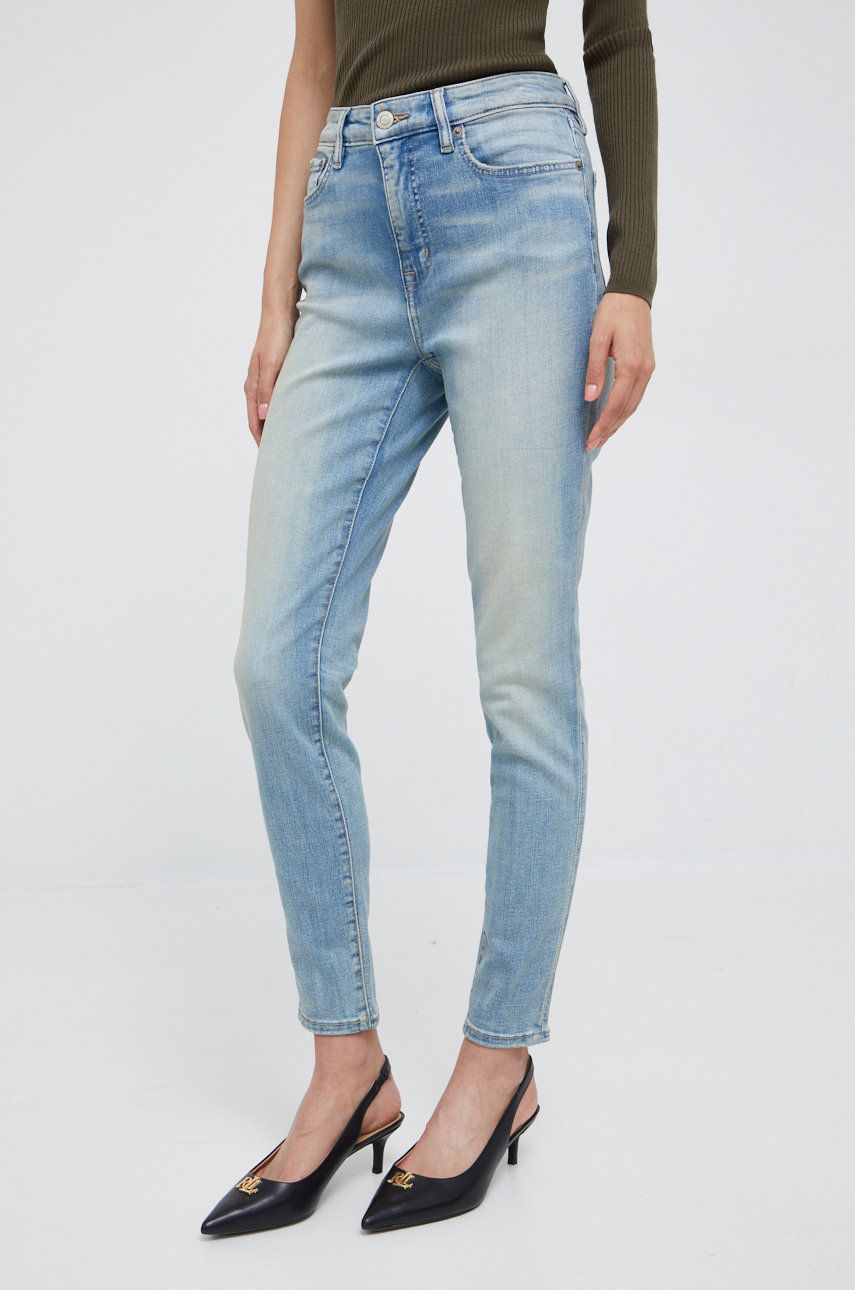 Lauren Ralph Lauren jeansy 200874775001 damskie high waist