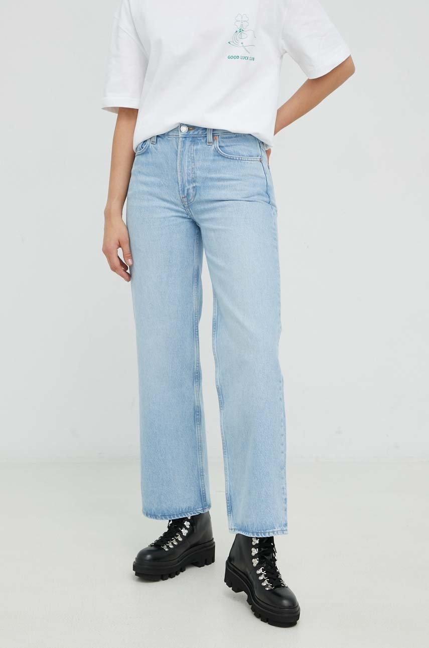 Samsoe Samsoe Jeansi Riley Jeans Femei, High Waist