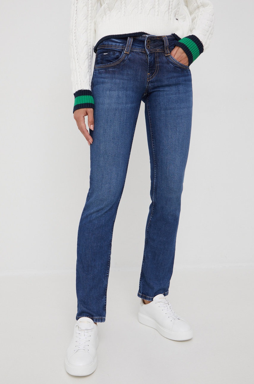 Pepe Jeans jeansi femei , medium waist