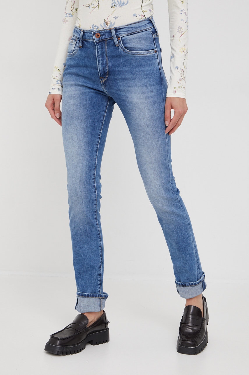 Pepe Jeans jeansi femei , high waist