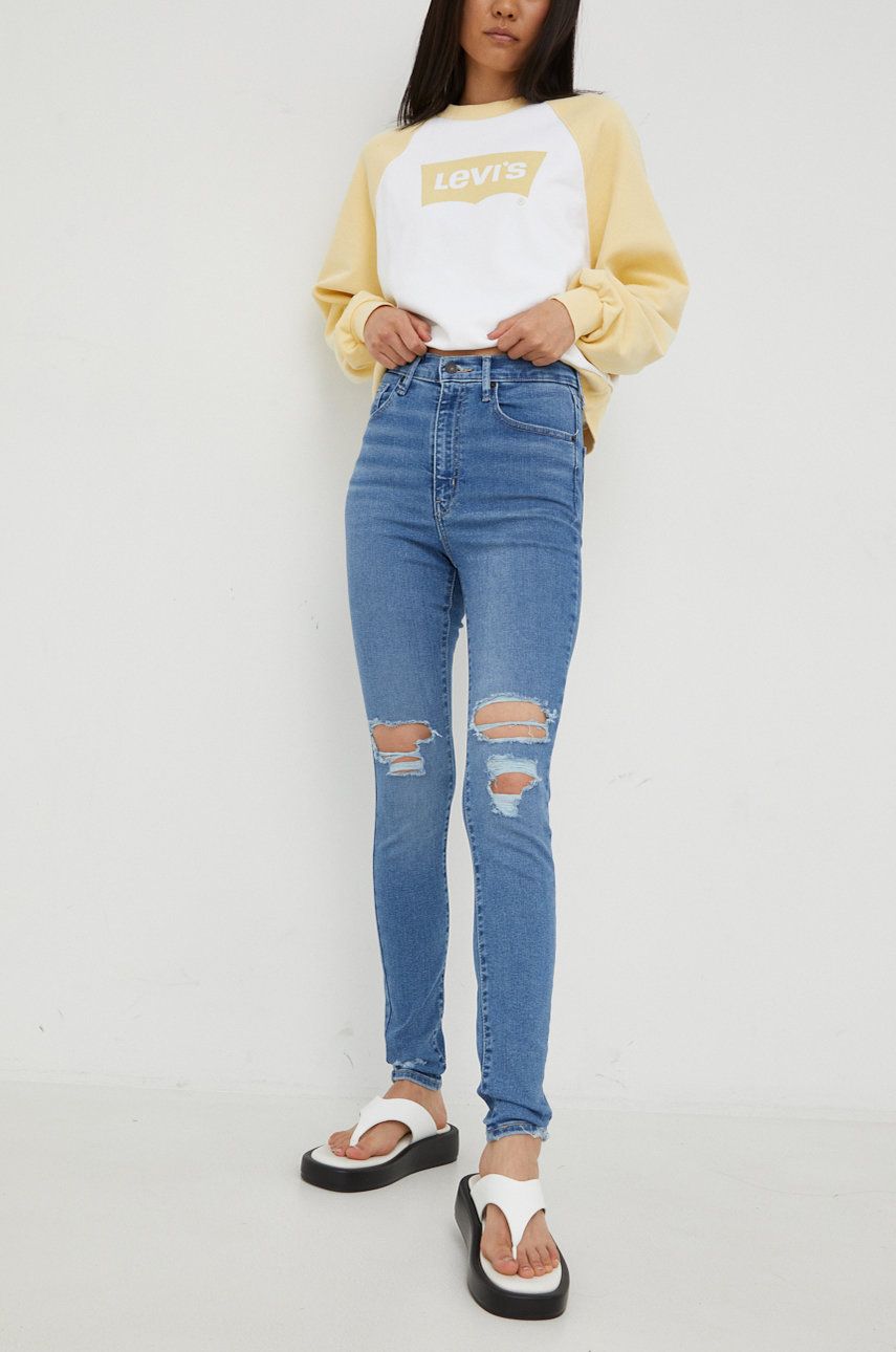 Levi’s jeansi Mile High Super Skinny femei , high waist answear.ro imagine noua