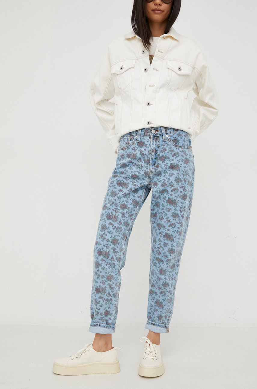 

Дънки Levi's 80s Mom с висока талия, Син