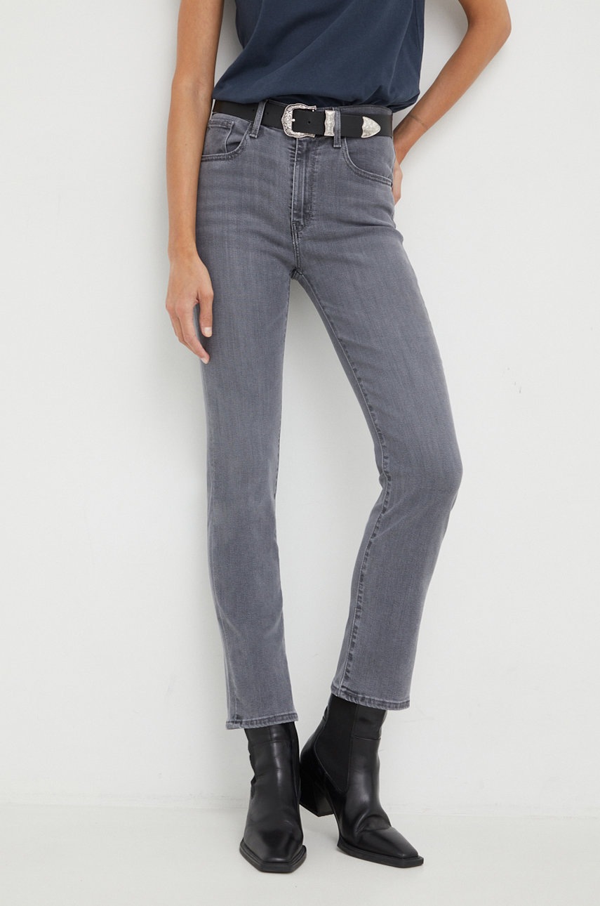 

Дънки Levi's 724 High Rise Straight с висока талия, Сив