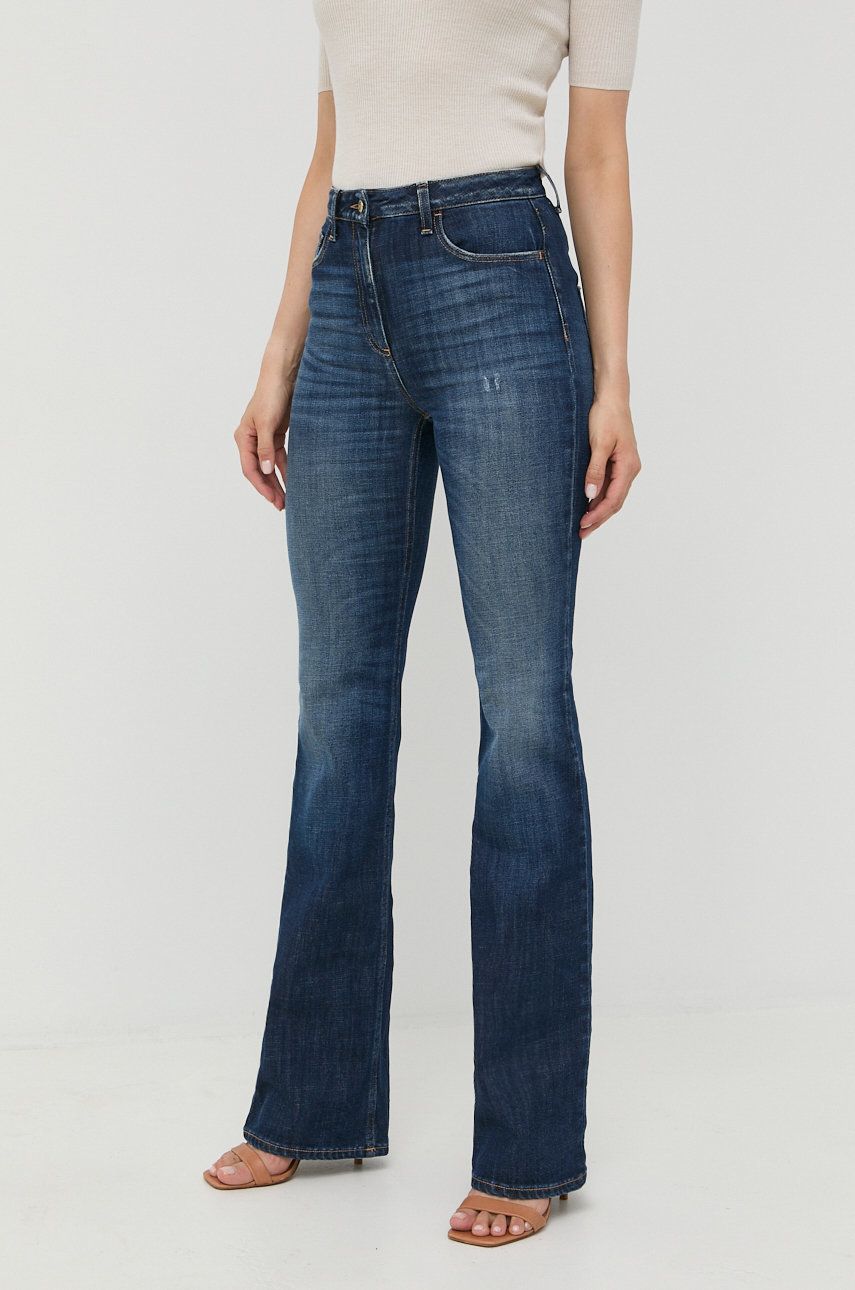 Elisabetta Franchi jeansi femei , high waist answear.ro imagine noua