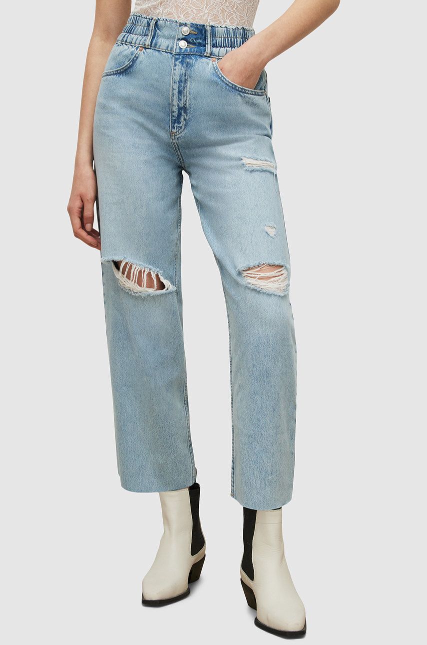 AllSaints jeansi femei , high waist AllSaints AllSaints
