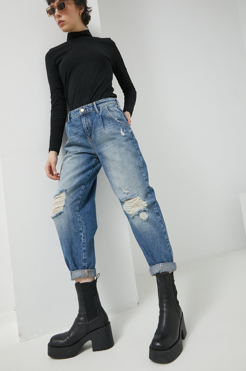 

Дънки Only в с висока талия, Син