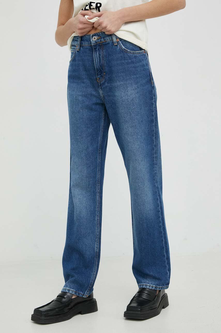 Mustang jeansi Kelly Straight 7/8 femei , high waist 7/8 imagine megaplaza.ro