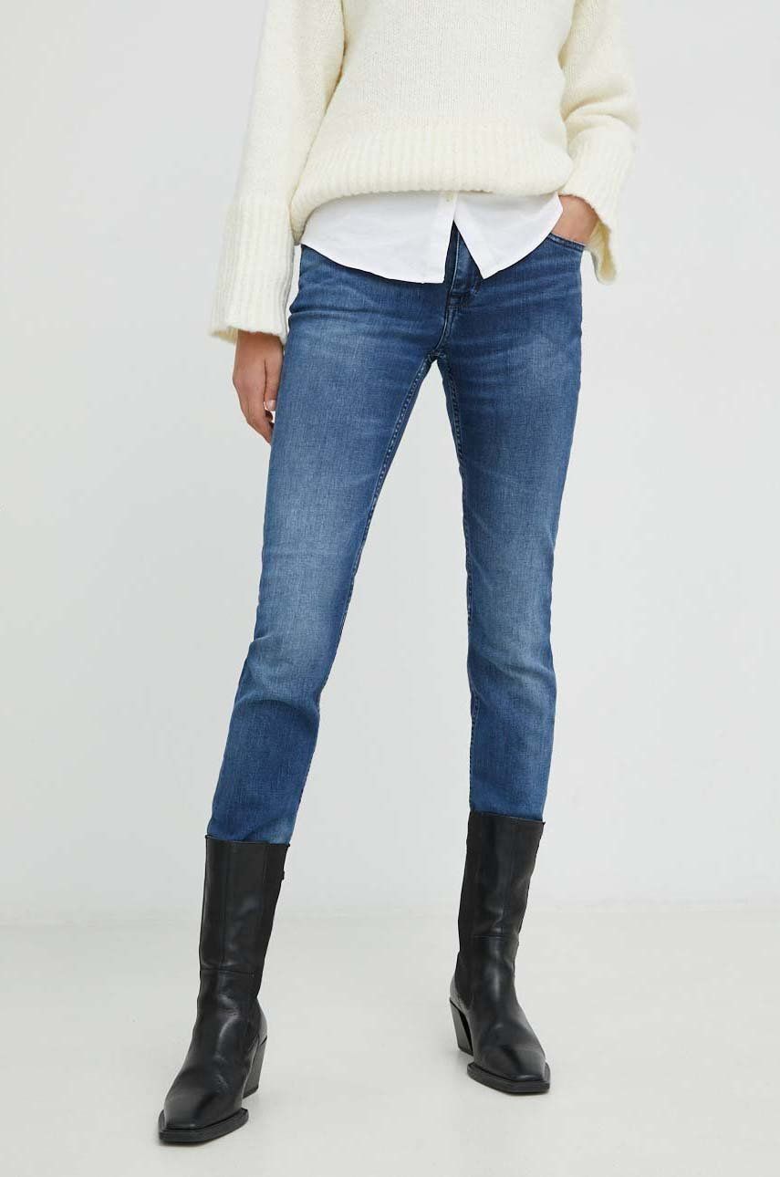 Mustang jeansy Jasmin Slim damskie medium waist