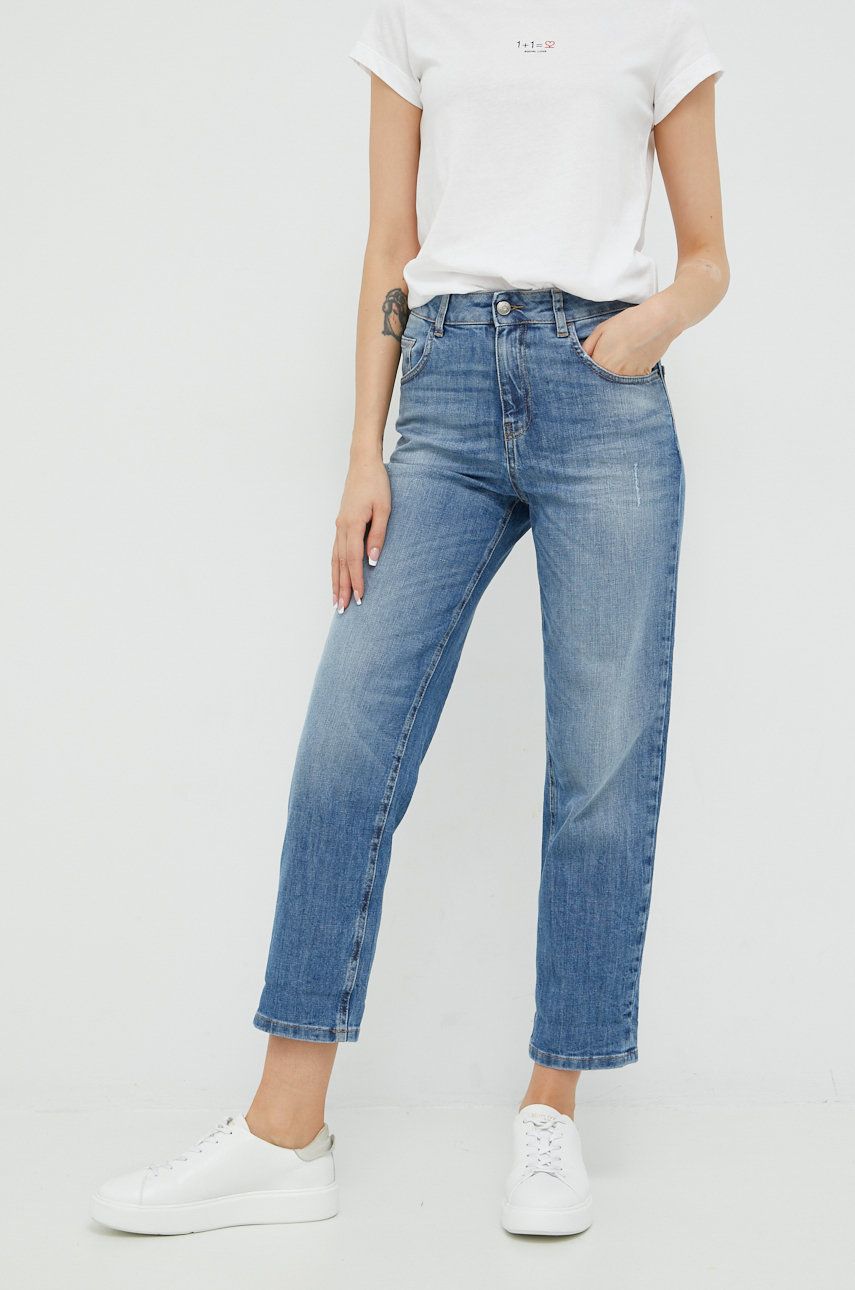 Sisley jeansi femei , high waist answear.ro