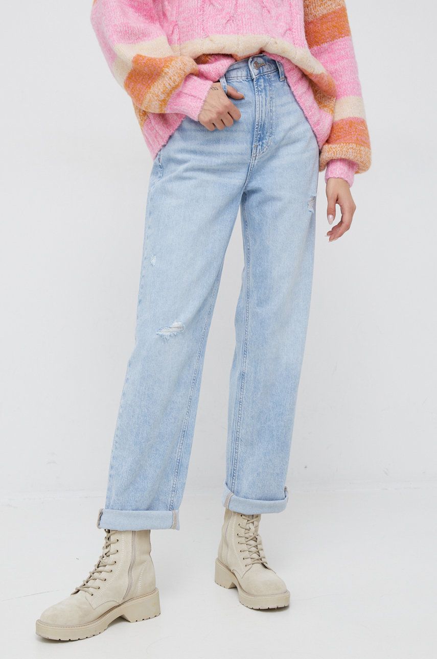 GAP jeansi femei , high waist answear.ro imagine megaplaza.ro