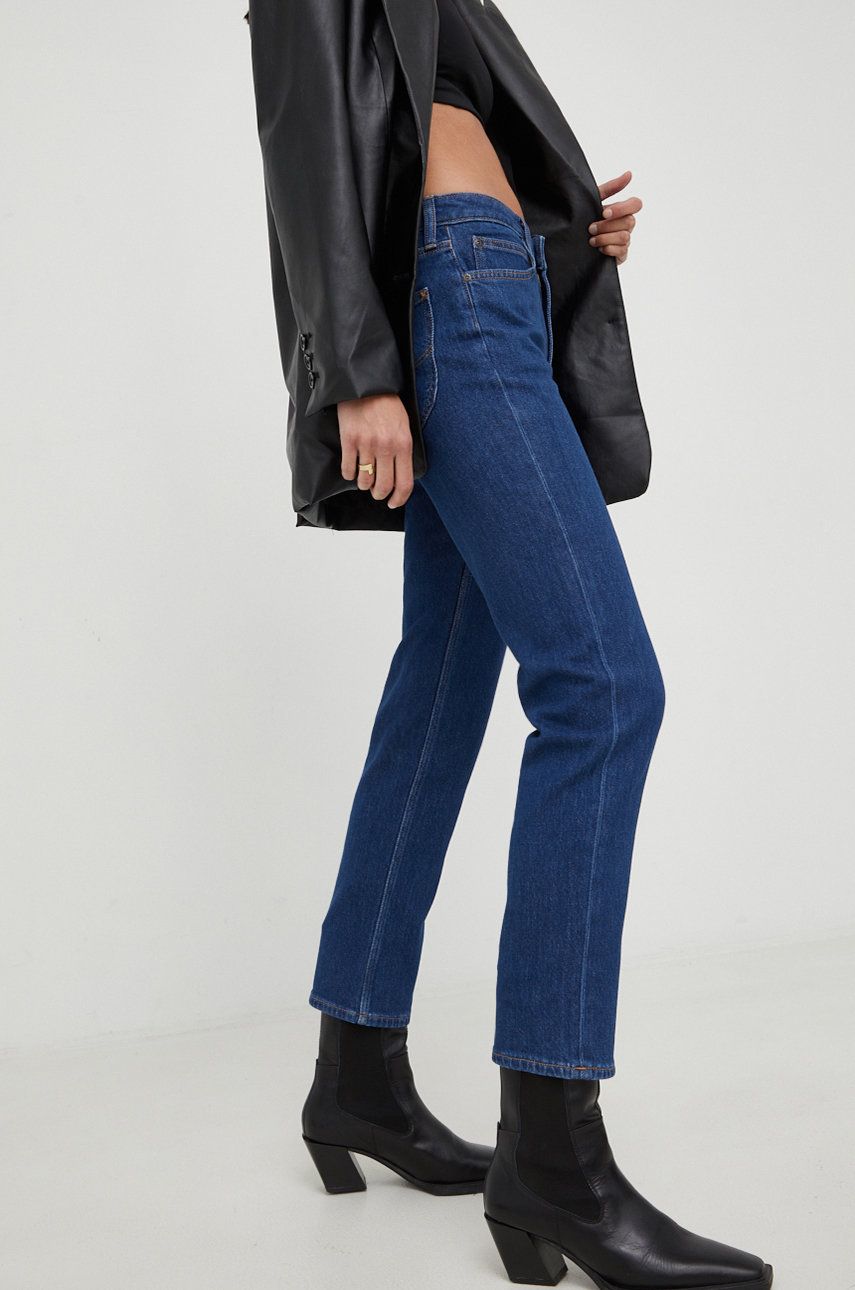 Lee jeansi Carol Dark Hydro femei , high waist answear.ro